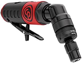 Chicago Pneumatic CP7408 - Air Die Grinder Tool, Welder, Woodworking, Automotive Car Detailing, Stainless Steel Polisher, Heavy Duty, Right Angle Grinder, 1/4 Inch (6 mm), 0.34 HP / 250 W - 23000 RPM