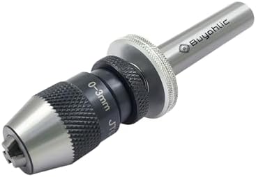 Buyohlic JT0 Micro Precision Drill Feed Quill – Sensitive Manual Feed Control, 0.3–4.0 mm Capacity, For Milling Machine & Lathe Drilling (Adaptor with Keyless Drill Chuck)