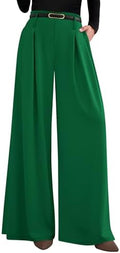 PRETTYGARDEN Womens Wide Leg Dress Pants Flowy Trousers