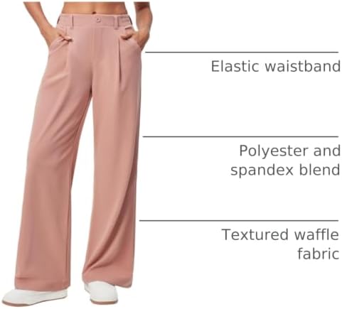 Ewedoos Wide Leg Dress Work Pants for Women Business Casual Office Outfits
