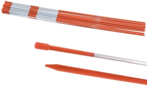 72Inch Snow Stakes Driveway Marker, 50Pcs Driveway Stakes