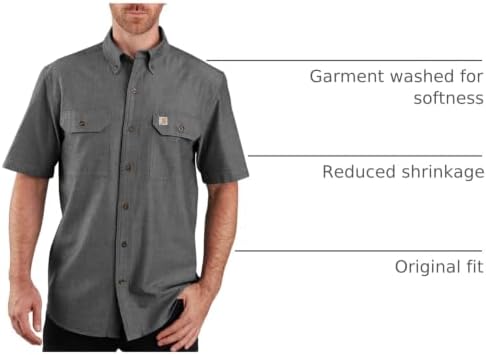 Carhartt Men's 104369 Loose Fit Midweight Shirt