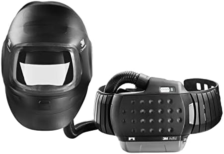 3M Speedglas Welding Helmet G5-01 and Adflo High-Altitude PAPR Assembly, No ADF, Heavy Duty with Flip Up Visor, Compact Design with Adjustable Head Suspension, Grinding and Metal Repair, 46-1101-00