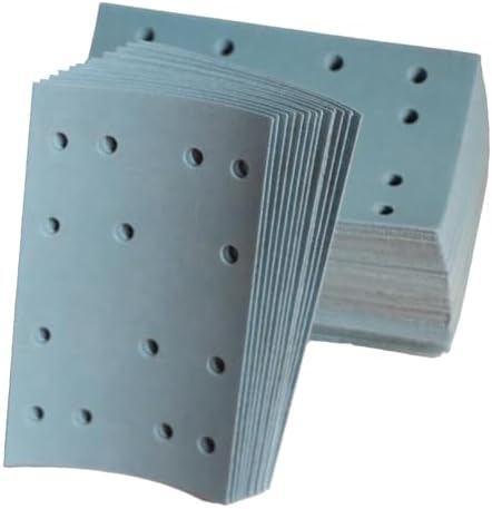 100 Pack 497125 Abrasive Sanding Discs 497125 Granat P320 Grit RTS (80x133mm) Rectangular Fit for Festool RTS 400, RTSC 400, RS 400, RS 4, LS 130, HSK-A 80x130, HSK 80x133