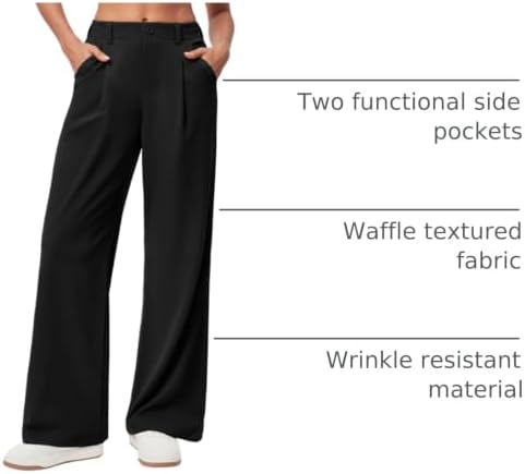 Ewedoos Wide Leg Dress Work Pants for Women Business Casual Office Outfits