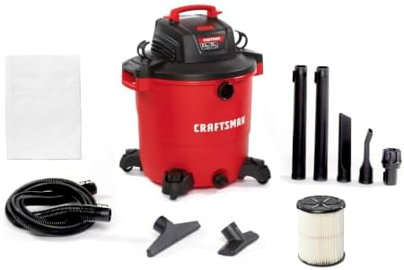 CRAFTSMAN CMXEVBE17596 20 Gallon 6.5 Peak HP Wet Dry Shop Vacuum