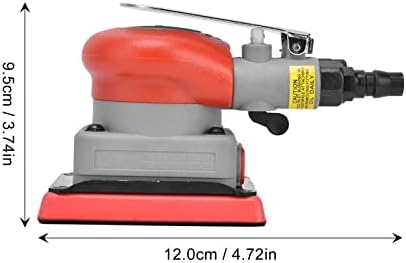 Random Palm Sander, 3 in 4 in, one eighth in Orbit, 10,000 OPM, Air Squares Sanding Machine, Electric Orbit Sander, Non Vacuum Orbital Sander for Wood Sanding, Car Waxing, etc