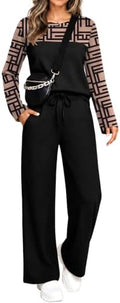 WIHOLL Two Piece Sets for Women Fall Outfits Casual Matching Lounge Sets