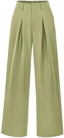 BTFBM Fall High Waisted Business Casual Palazzo Pants for Women Dressy 2026