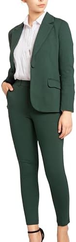 Marycrafts Women’s Two Piece Suits – Business Blazer Pant Suit Set, Professional Work Outfit for Office