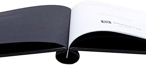 Faux Leather Springback Thesis Binder - Black, 2" Spine, by Bindertek
