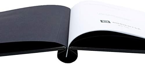 Faux Leather Springback Thesis Binder - Blue, 1" Spine, by Bindertek