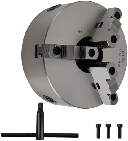 maXpeedingrods 3-Jaw Lathe Chuck 8" Self-Centering Lathe Chuck