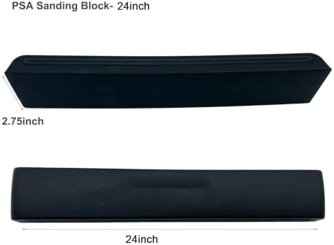 24inch Sanding Block For PSA Abrasives,Longboard Hand Rectangle Block Sander Block Pad Sanding Board,Flexible for Automotive Paint and Woodworking Sand Furniture