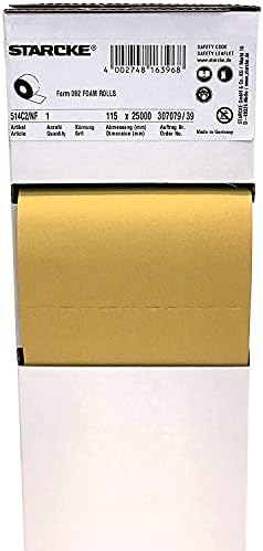 Starcke Premium Aluminum Oxide Longboard Sanding Sheets 2-3/4 x 16-1/2 Inch - Heavy Duty PSA Sticky Back Sandpaper For Wood, Auto Body, Paint, Metal, And Plastics