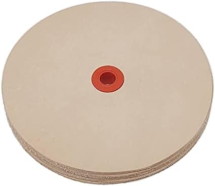 Leather Honing Wheel Fits 6 in. Bench Grinders and Polishers