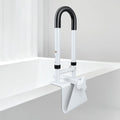 Windspeed Height Adjustable Bathtub Safety Grab Bar for Seniors Bathtub Rails Handles Shower Grab Bars for Elderly, Disabled, Assistance Getting in and Out of Tub, Fits 3.1 to 6.7 Inch Tub Walls