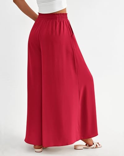 BTFBM Wide Leg Flowy Palazzo Pants for Women