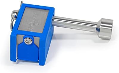 PACLOCK's 80-Series Trailer Hitch Lock, Standard Rekeyable (SR), 125" Pin, Keyed Differently w/ 2 Keys, Silver