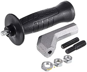 for M10/M14 Parts for Angle Grinder's Hand Held Linear Polisher Device Angle Grinder Adapter Protective Cove Tool Kit Accessories (Color : Handle)