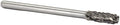 Drill America SC-51 Carbide Burr/Rotary File Cylindrical Radius-End Double Cut for Die Grinder 1/4" Dia. x 1/2" Cut Length with 1/8" Shank and 2" Overall Length, DUL Series