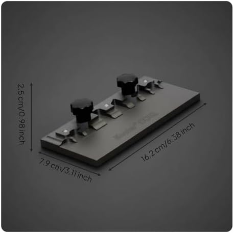 LeeQinersw Bench Vise Model Bending Device Pressure Plate Tool Multiple Edge Bender Stable Heavy-Duty Base Adjustable Slot Mechanism Suitable for Craft Projects Model Building Benches, L