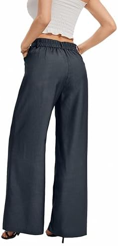 FUNYYZO Wide Leg Dress Pants for Women Work Slacks Business Casual Outfits