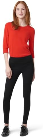 HUE Women's Ponte Leggings, Dress Pants for Women