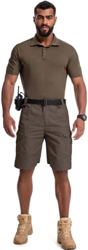 Mens Work Shorts Cargo Tactical Outdoor Wear Resistant Hiking Tool Shorts