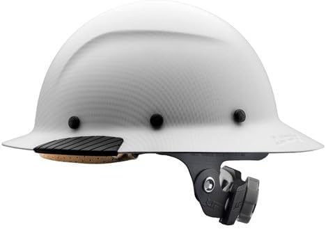 LIFT SAFETY Dax Fiber Resin Full Brim Safety Helmet/Hard Hat | 6 Point Suspension for Comfort & Impact Protection
