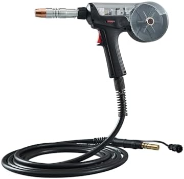 VEVOR 200Amp Spool Gun with 20FT Cable, Compatible with Hobart lronMan 240 Mig Welders, Suitable for 0.030" and 0.035" Flux Core/Solid/Aluminum Welding Wires