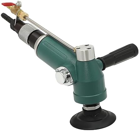 4" Pneumatic Wet Polisher Grinder, Air Wet Stone Polisher - 700W High Power Air-Powered Stone Polisher 12000 RPM for Stone Polishing
