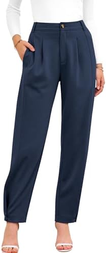 BTFBM Business Casual Outfits for Women Tapered Work Pants