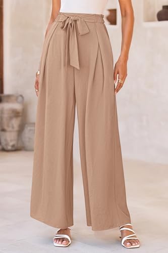 PRETTYGARDEN Women's Palazzo Wide Leg Work Dress Pants