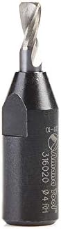 Amana Tool 316020 Carbide Tipped 2 Flute RH Rotation 4mm D x 11mm CH x M6x0.75 Thread for Domino Joining Machine for Festool