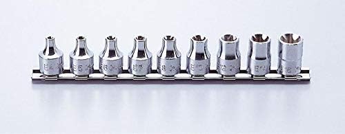 Ko-ken RS3425/9 3/8 Sq. Dr. 9 Piece TORX Socket set E4-E16
