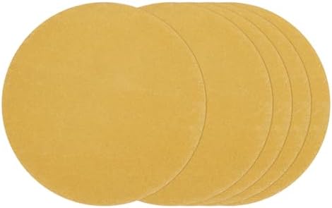 25Pcs Sanding Discs 3In 320Grit Hook and Loop Sandpapers Yellow