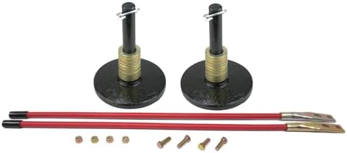 (2) New Universal Snow PLOW Shoe Skid Foot Assemblies w/Blade Markers Snowblade
