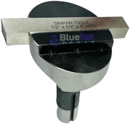2.5" Inches Head Diameter Fly Cutter R8 Shank Milling Machine | 1/2" x 1/2" x 4" Square HSS Tool Bit | Hardened Steel