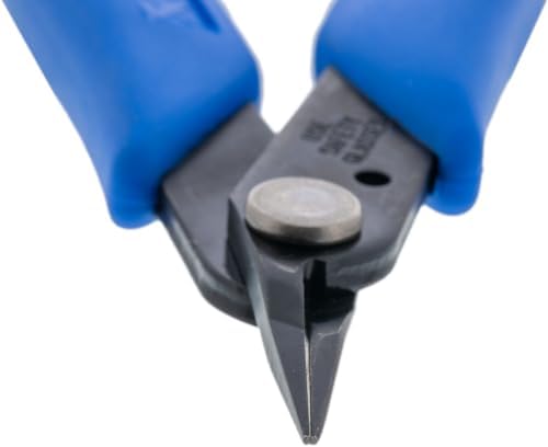 Grounded Pliers - Xuron® Small Tweezer Nose® - Blue Handles (452)