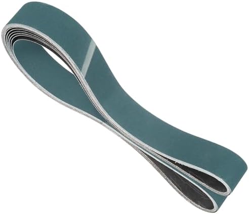 6 Pcs Sanding Belts 2 x 72 Inch 180 Grit Zirconia