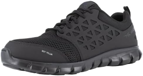 Reebok Men's Rb4041 Sublite Cushion Safety Toe Athletic Work Shoe Black