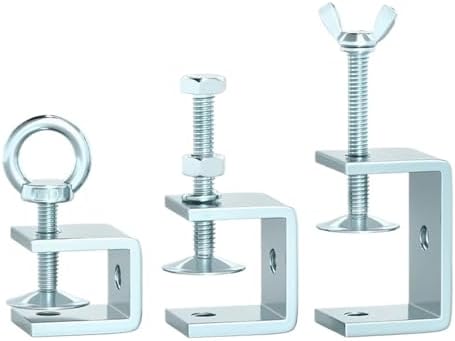c-clamp Galvanized Carbon Steel Tiger Clamp Multiple Shapes Open Height 20-130MM Thickened Material Fixed Fixture Clamping Device(Butterfly Shaped 55)