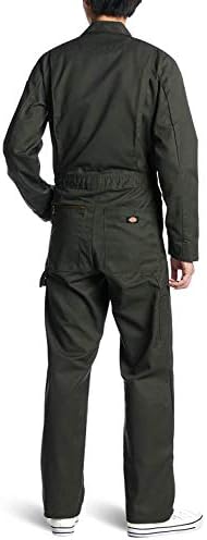 Dickies Men’s Deluxe Long Sleeve Coveralls – 7.5 oz Twill Mechanic Jumpsuit with Zipper Front Industrial Uniform Fit
