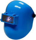 Armour Guard Sugar Scoop Blue Pipeliner Fiberglass Welding Helmet With Flip Front