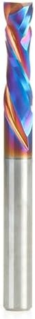 Amana Tool Spektra Extreme Tool Life Solid Carbide CNC Compression Spiral Router Bit, 46700-K, 1/4 D x 7/8 CH x 1/4 Shank x 2-1/2 Inch Long 2 Flute