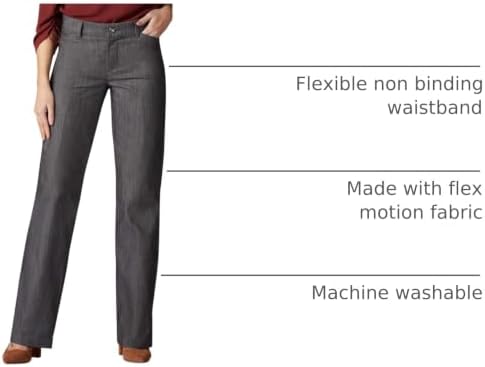 Lee Women's Ultra Lux Comfort with Flex Motion Trouser Pant