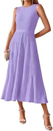 BTFBM Women Midi Bodycon Tank Dress