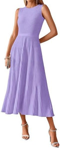 BTFBM Women Midi Bodycon Tank Dress