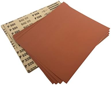 Starcke 50 Pack STARCKE 9'' x 11'' 80 grit Premium General Purpose Aluminum Oxide Sandpaper Sheets for Wood, Metal, Automotive and Paint